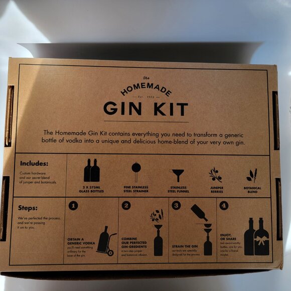 W&P Homemade Gin Kit Make Your Own Kit Botanical Blend and Juniper Berries - Picture 6 of 6